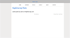 Desktop Screenshot of napkinscrap.com